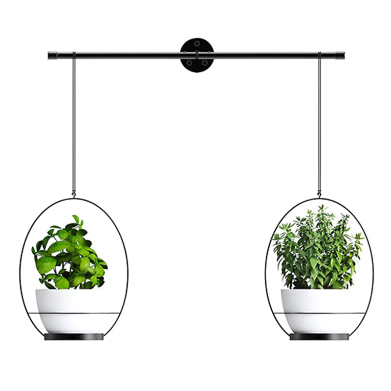 001 Hanging Flower Pots Wall-Mounted Planter Rod with Detachable Baskets (Set of 2) 001 Hanging Flower Pots Wall-Mounted Planter Rod with Detachable Baskets (Set of 2)